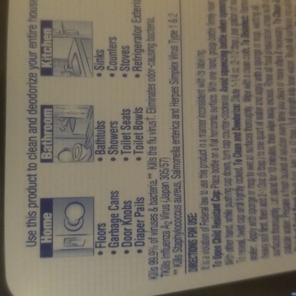 Lysol concentrate cleaner - Picture 3 of 3